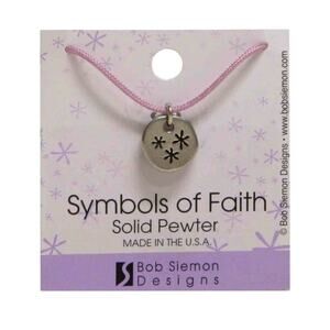 Bob Siemon Designs Symbols of Faith Pewter Necklace Christian Dan 12:3